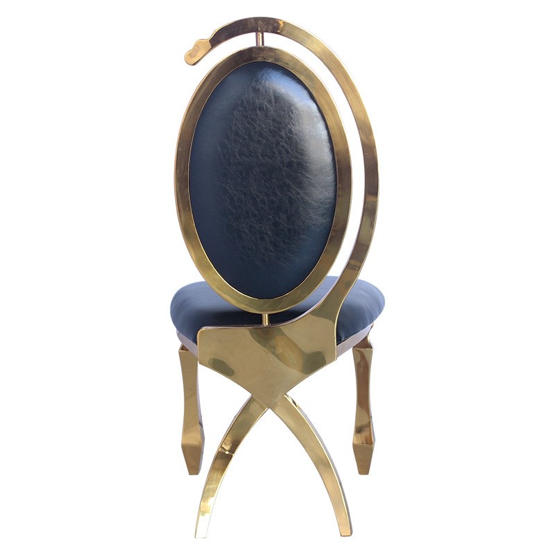 SS 201 Frame Event Dining Chair Visually Impactful For Banquet