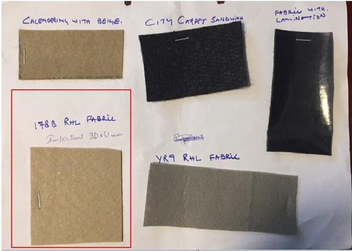 2.5Dtex*51mm Regenerated Polyester Fiber Highly Elastic Car Roof Headlining Use
