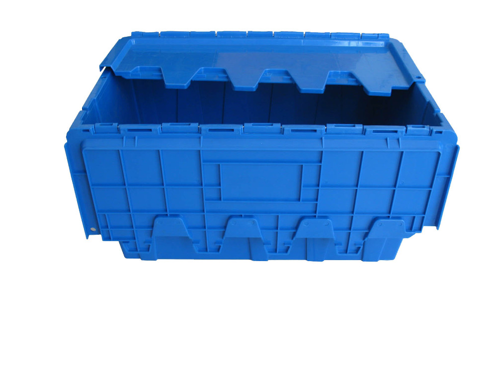 Plastic Turnover Box Storage Box Plastic Tote Container Shoes Storage Boxes & Bins Food Container PE Injection CLASSIC Blue