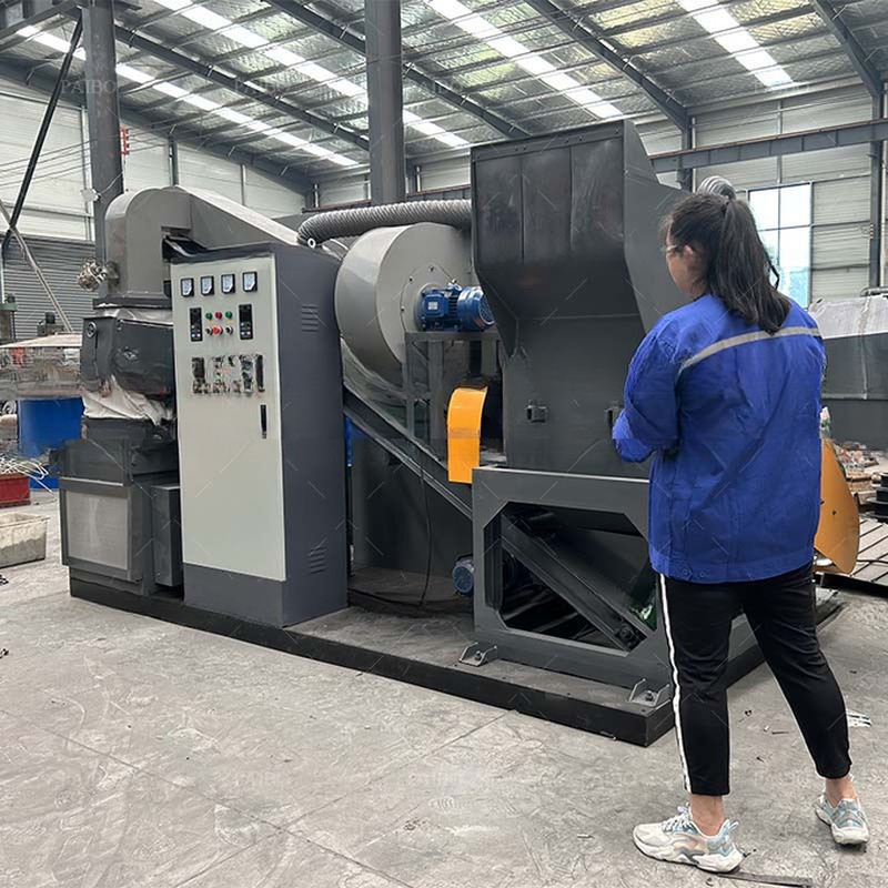 Copper Wire Recycling Equipment for 400-500kg/h Three Phase Voltage Waste Wire Shredder