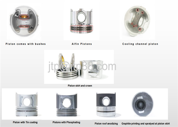 Alfin Piston In Machinery Engines For Yanmar 3E15 3L15 3S15 3Z15 With Cylinder Liner Kit