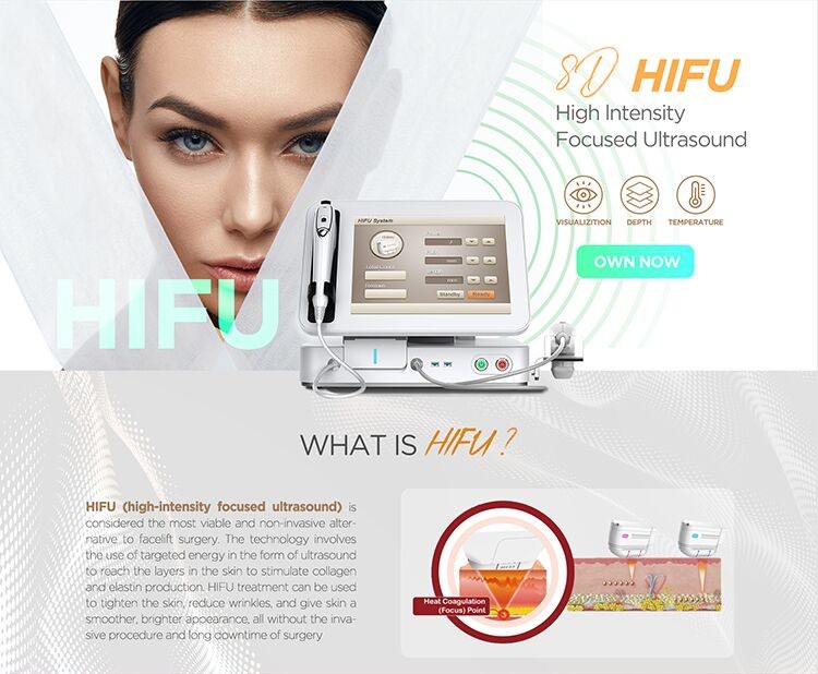 Newest Perfect Laser Skin Tightening Wrinkle Remover Skin Hifu Body Slimming Machine
