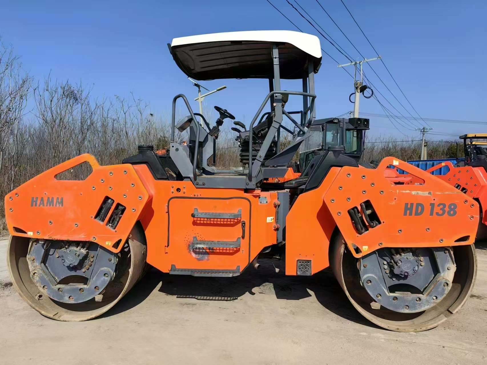 Road Construction Equipment Used Road Roller Hamm Hd138 With Short Working Hours
