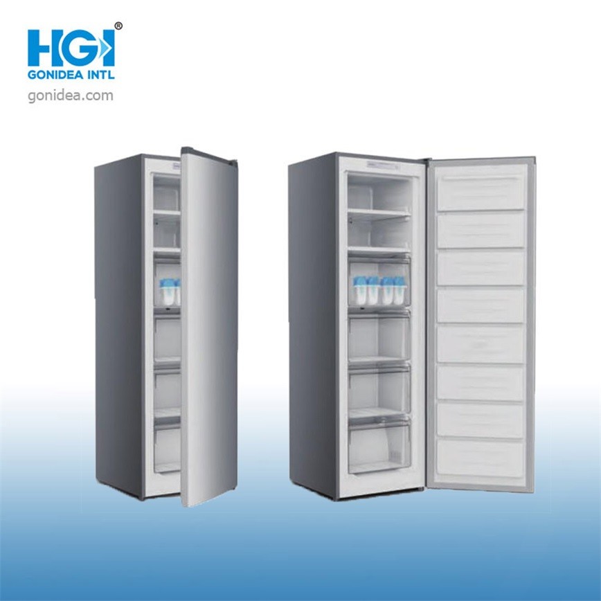 Build In LED Double Door Bottom Freezer With Drawers