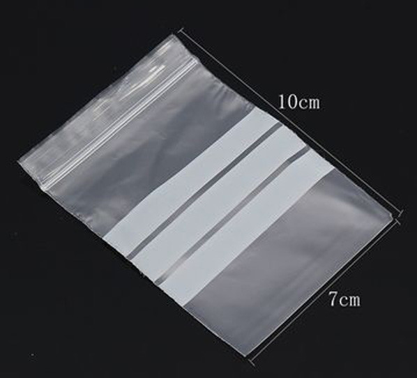 53-58mic 7*10cm PE k Poly Packaging Bag Custom Printed