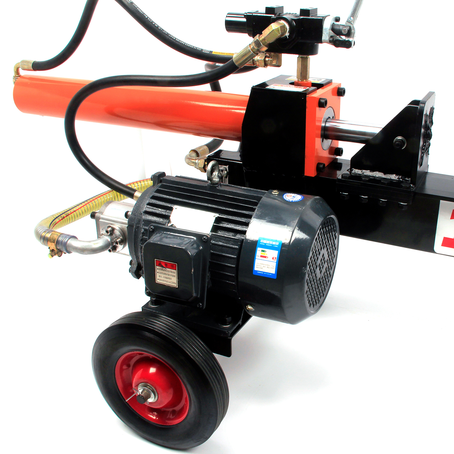 25T Gasoline Firewood Processor Vertical Log Splitter for Quick Firewood Log Splitting