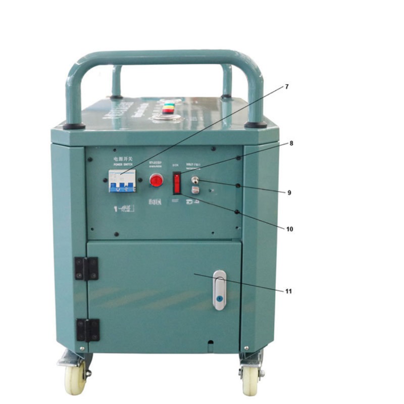 CM5000 2HP Oil Less Ac Recovery Recharge Machine Refrigerant Recovery System