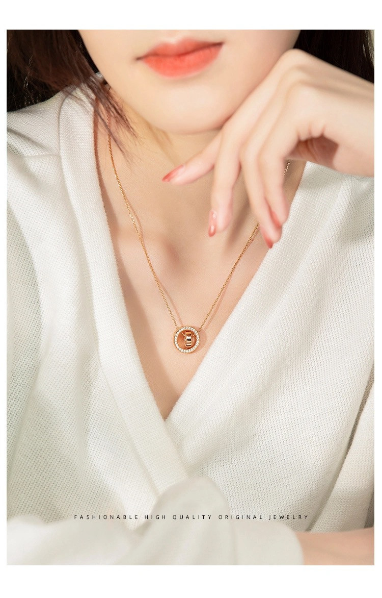 2021 Wholesale Fashion Jewelry 925 Sterling Silver Gold Plated Daisy Pendant Necklace Chain