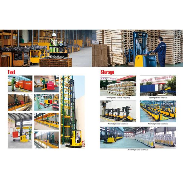 Snsc 1500kg 2000kg Electric Reach Truck Forklift Double Scissor Reachtruck