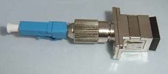 Indoor / Outdoor Fiber Optic Adapters , Flexible Lc To Sc Fiber Adapter