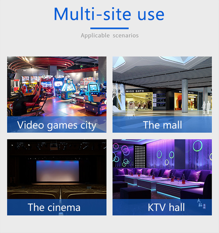 4 Seats Thrilling 9d Vr Games Family Cinema Capsule With Strong Immersion Feeling
