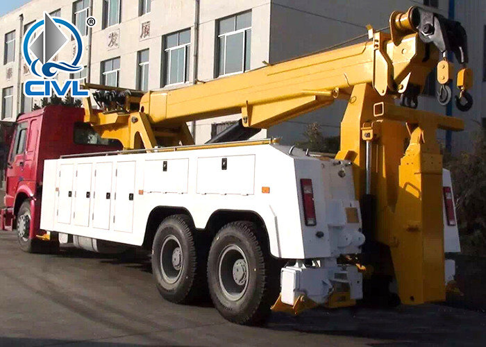EuroII HW76 Cabin 6x4 10 Wheels 20 Ton Heavy Wrecker Tow Truck SINOTRUK HOWO ZZ1317N4667C