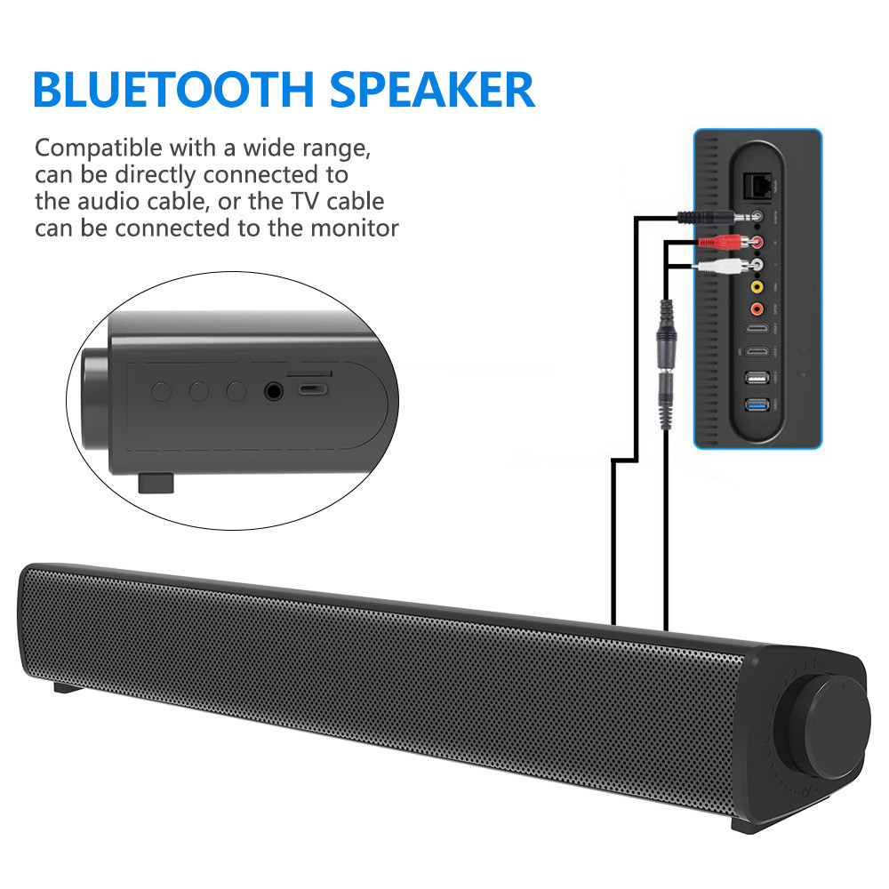 Low Loss No Distortion Home Theatre Wireless Soundbar Home Speaker Bar