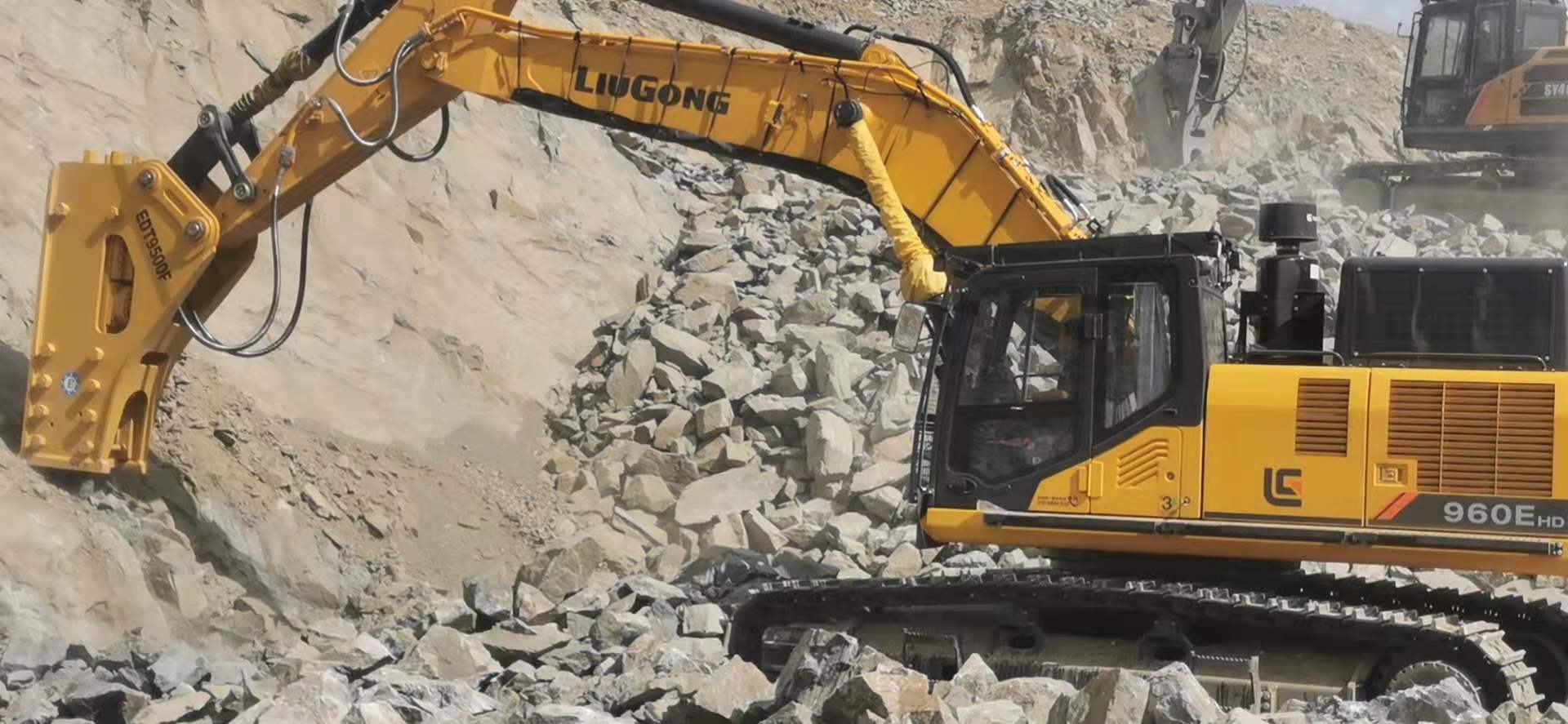 HL155 Hydraulic Hammer Silenced Type Hydraulic Rock Breaker Jack Hammer For Mini Excavators