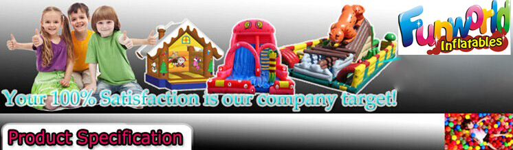 0.55mm Pvc Tarpaulin Commercal Inflatable Slide ，Super Six Slide For Garden