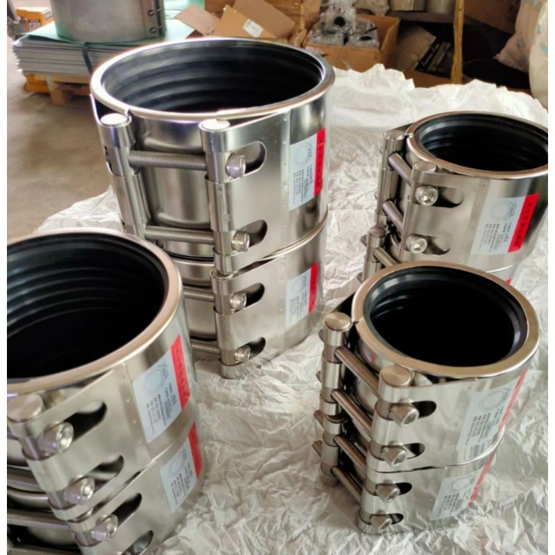 Leakage Pipe Repair Clamp Pipe Fittings Stainless Steel Pipe Repair Clamp Leak Sealer for PVC, Cast Iron, Stainless Steel Pipes