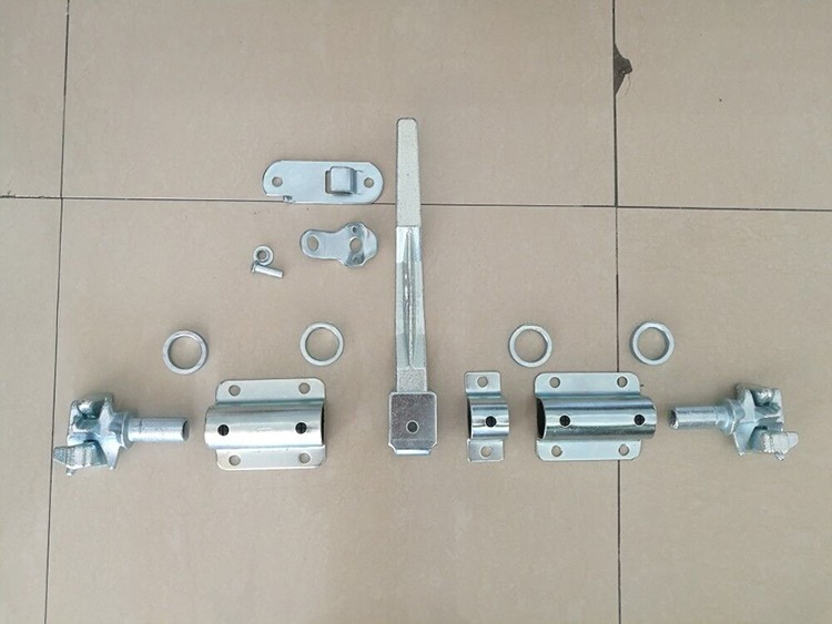 High Security Shipping Containers Door lock set Silver Forged or Flat Handle with ISO Spare Parts and Accessories