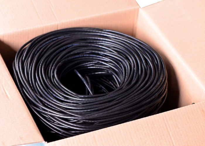 PVC PE Double Sheath SFTP Bulk CAT6 Ethernet Cable 1000ft