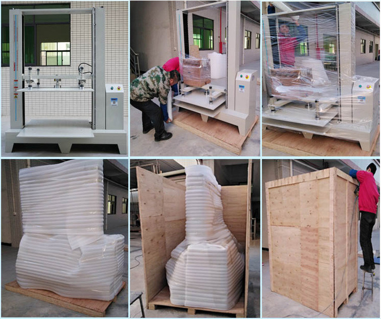 ASTM D642 Carton Bursting Strength Cardboard Compression Package Testing Machine for Box Compressive Strength Test