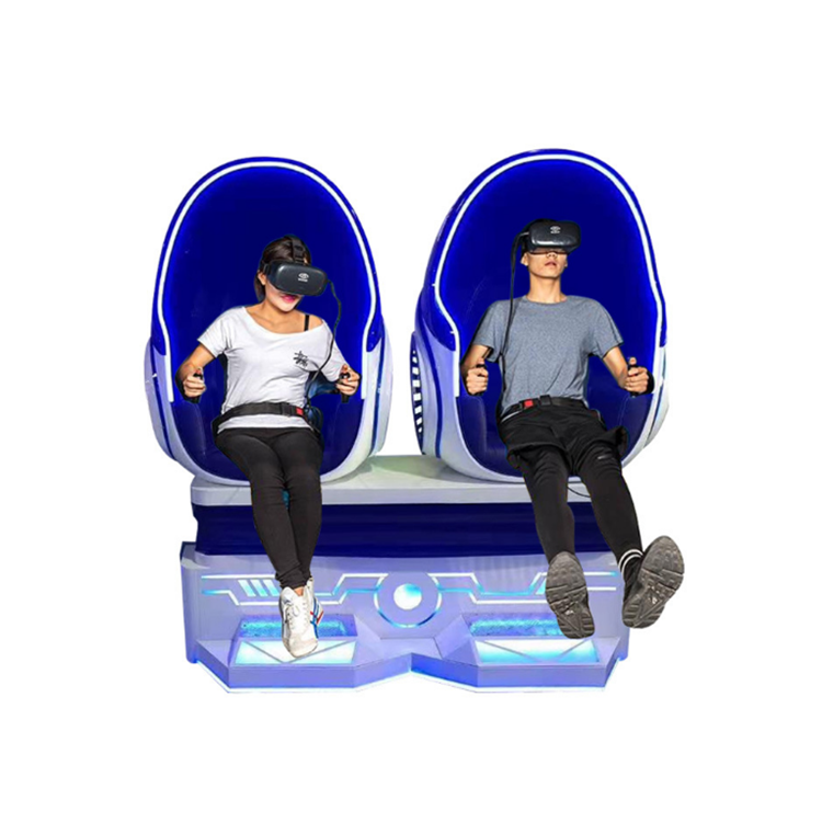 Professional manufacturer China vr cinema sports chair double seat 9d 360 vr virtual reality egg chair