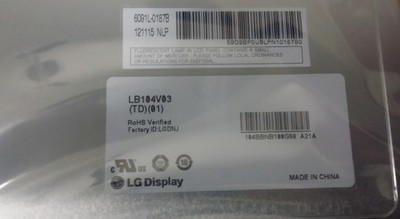 LB104V03-A1 LG. LCD 10.4" 640(RGB)×480 400 cd/m² INDUSTRIAL LCD DISPLAY