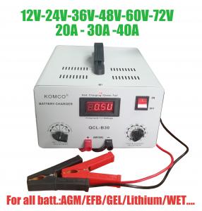 Buy cheap 12V 24V 36V Golf Cart Trickle Charger 15A Lead Acid And Lithium Battery Chargers product