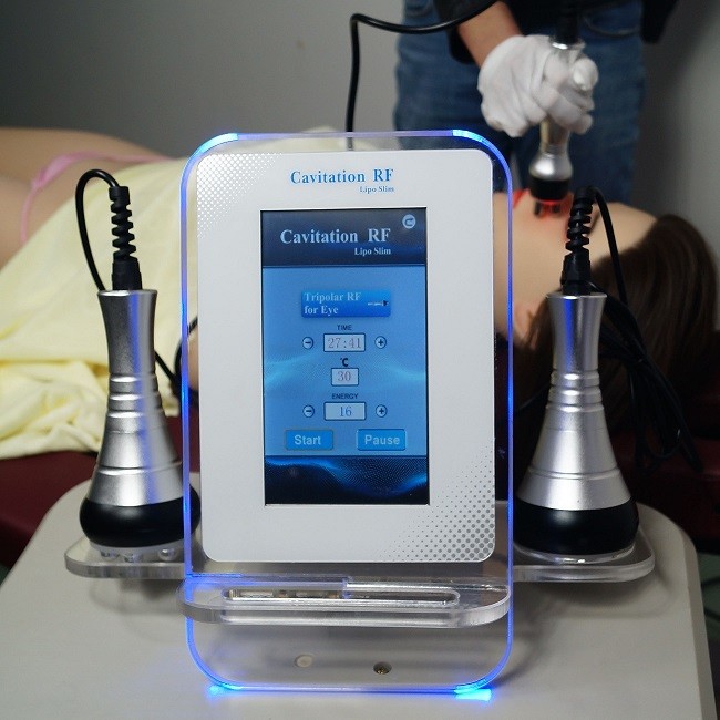 RF Radio Frequency Body Slimming Device 40 Khz 3 in 1 Portable Laser Lipo Machine