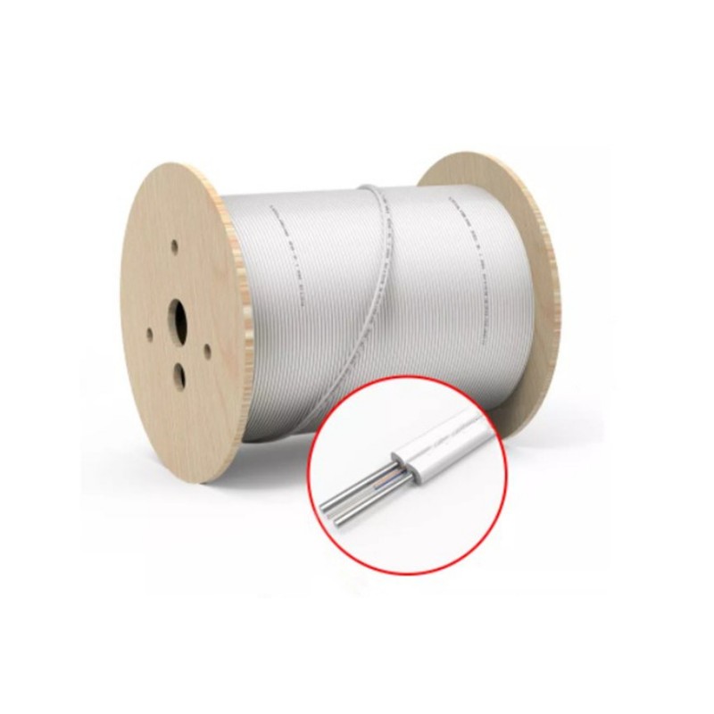 1/2/4/8 Core Fiber Optic Indoor/Outdoor FTTH Drop Cable for High Capacity Network