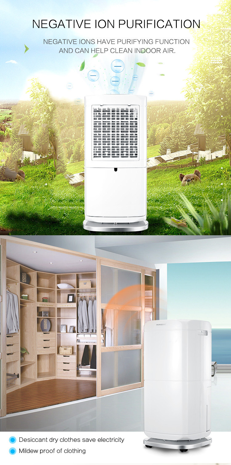 Low Noise 106 Pints 56L/Day Home Air Dehumidifier