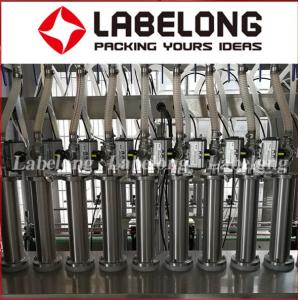 Automatic Linear Filling Machine Applied To Detergent Chemical Liquid Silver