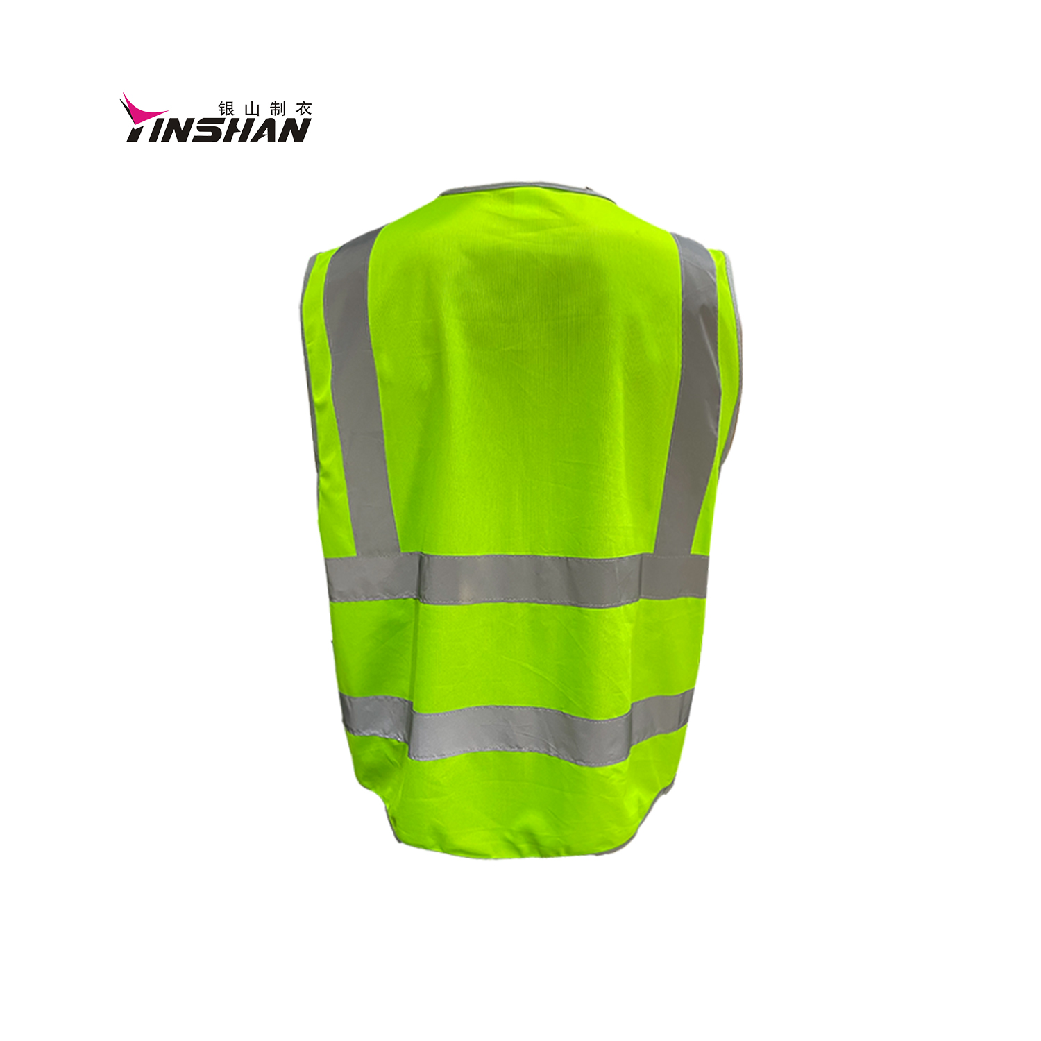 Custom Logo High Visibility Safety Vest for Construction Workers Roadway Safety Vest