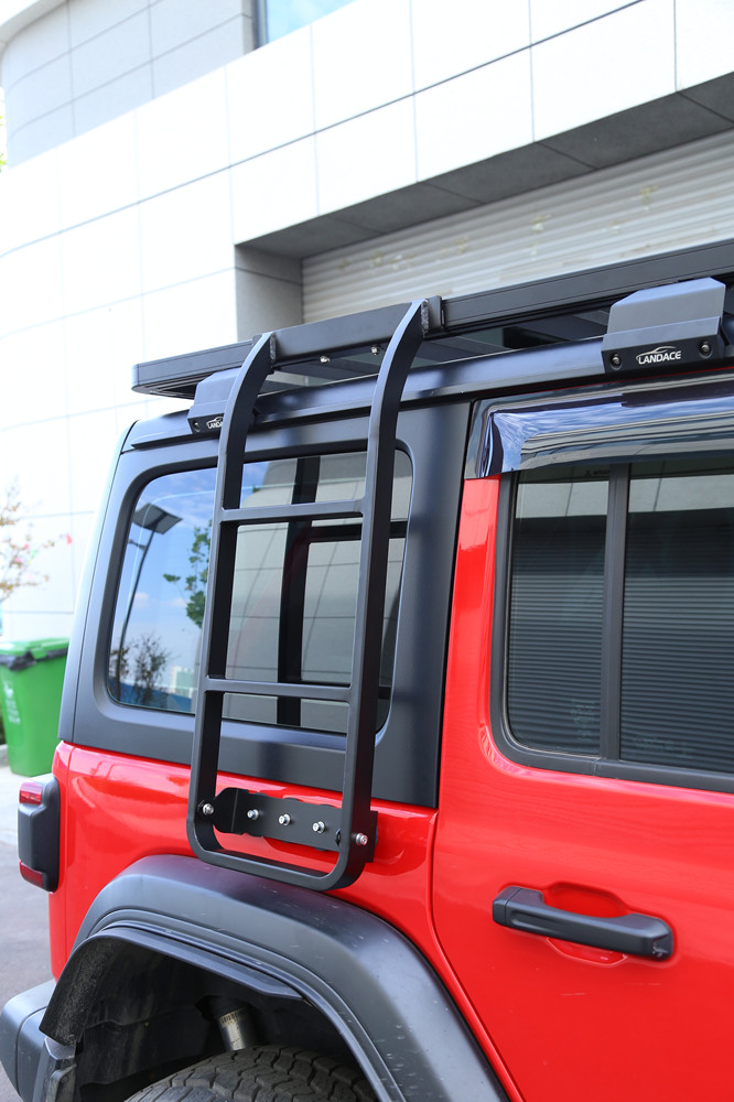 Black Powder Coating Car Roof Racks for Toyota LC150 LC200 LC300 Perfect for Camping