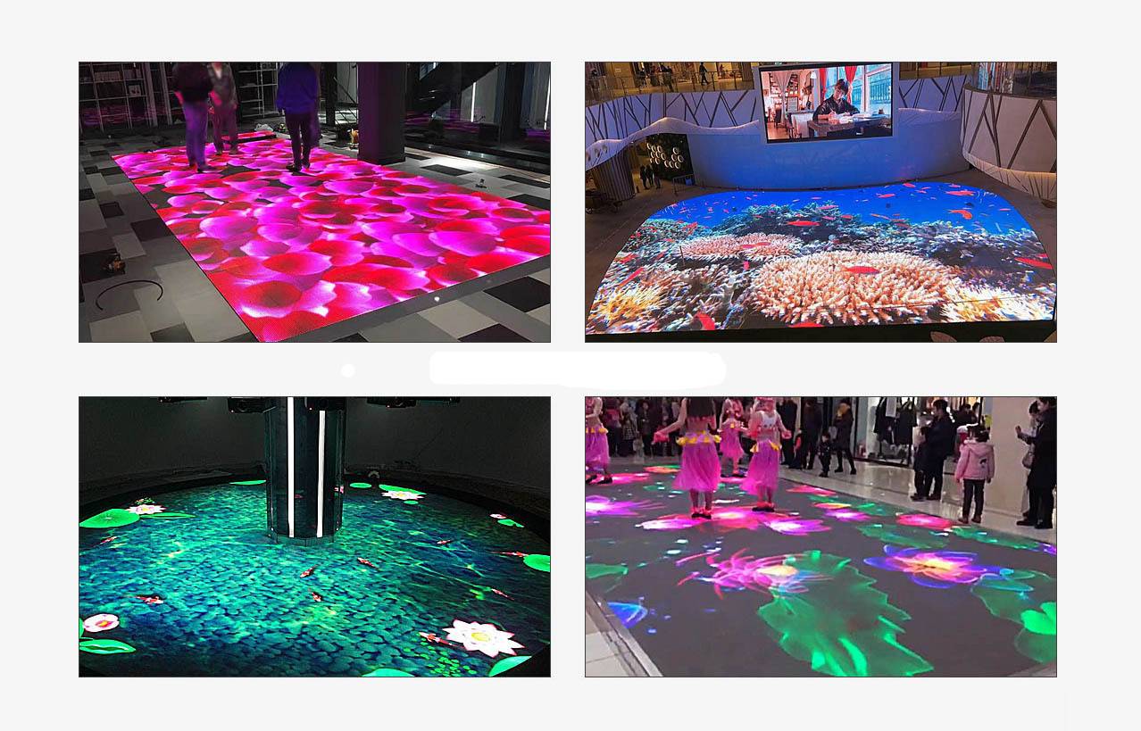 Oem Illuminated Floor Tiles Led Glass Floor Tile P2.9 P3.9 P4.8 P5.2 P6.2
