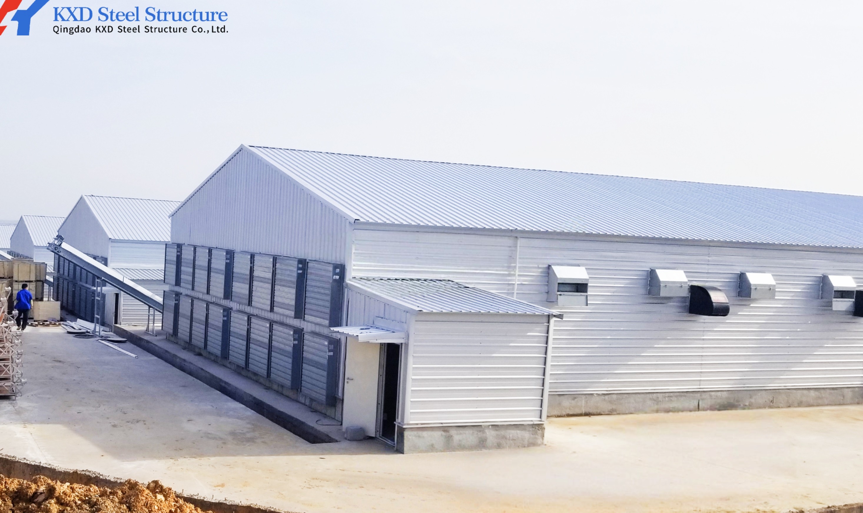 3 Tiers-10 Tiers Broiler Chicken Cage Automatic Broiler Battery Cage System