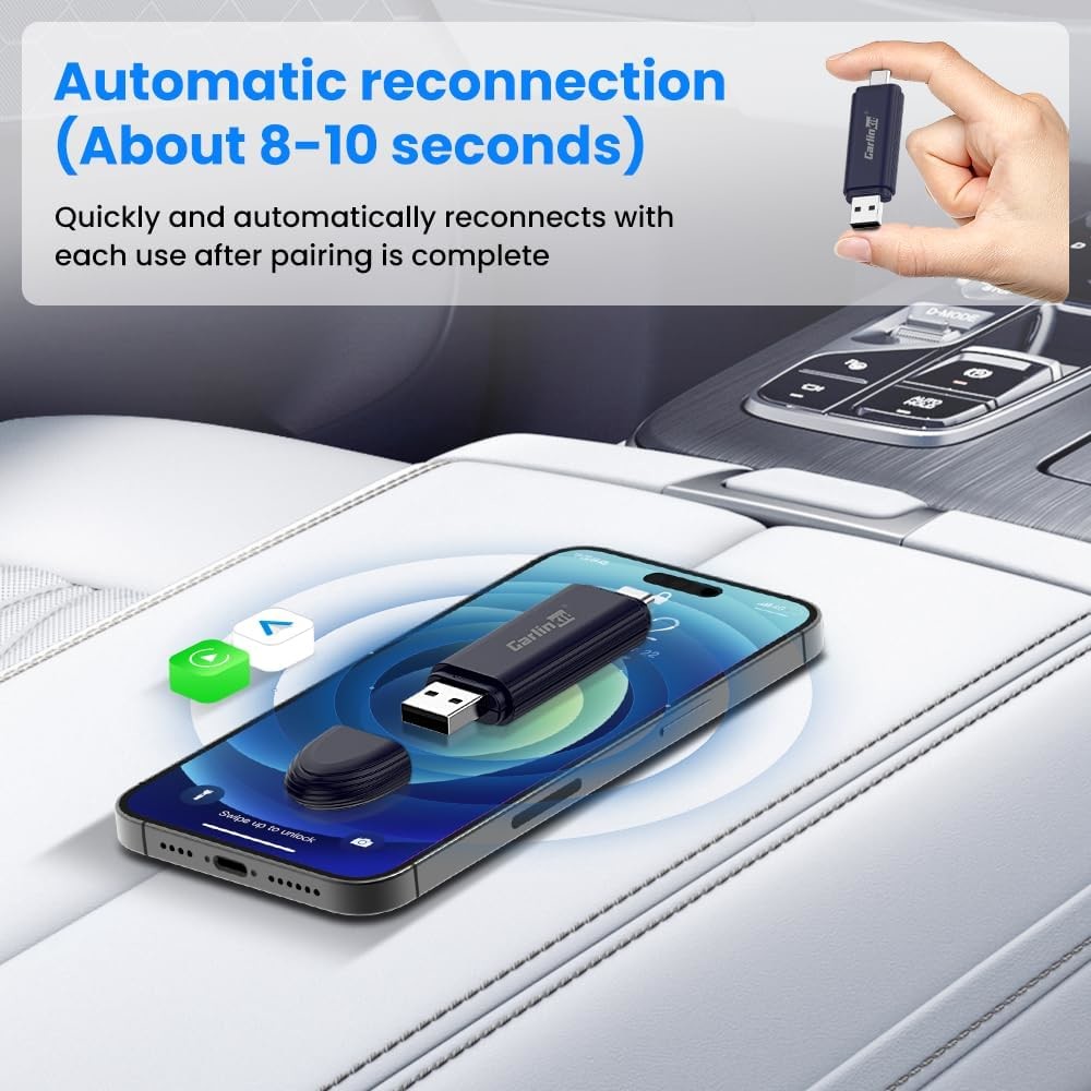 Wired Carplay And Android Auto To Wireless Mini SE5-Pro Ai Box With Steering Wheel Controls