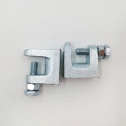 Electrical 1 Inch Heavy Duty Beam Clamps Color Silver Metric