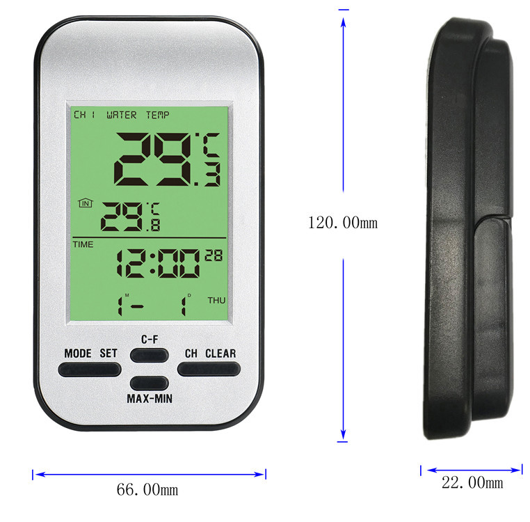 OEM, ODM, OBM Outdoor Swimming Pool Spa Fish Pond Wireless Water Thermometer Accurate Digital Display