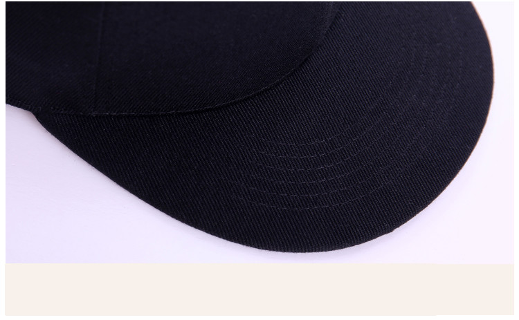 Cotton Flat Bill Gorras 3D Embroidered Snapback Hats For Men