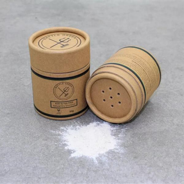 Food Grade Cardboard Spice Seasoning Container Powder Sifter Paper Tube