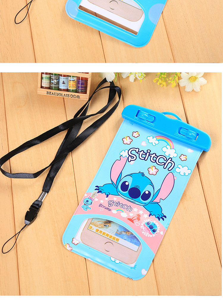 Cute Cell Phone Waterproof Bag Mobile Phone Waterproof Pouch For Iphone Android