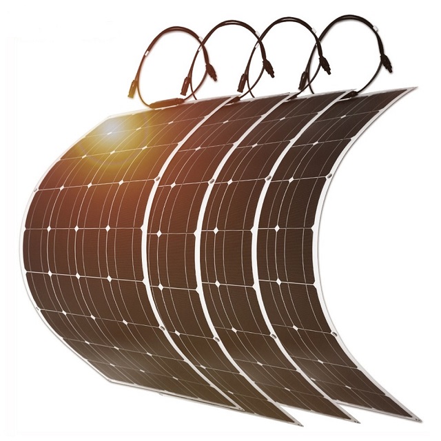 Customized Waterproof PET Solar Panel Thin Film Flexible Transparent Solar Panel 10W- 80W