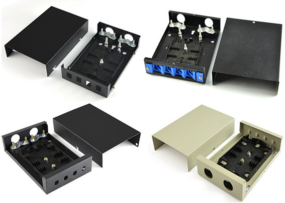 Indoor 4 Cores Fo Fiber Optic Patch Enclosure 0.15dB for SC FC ST Adapters