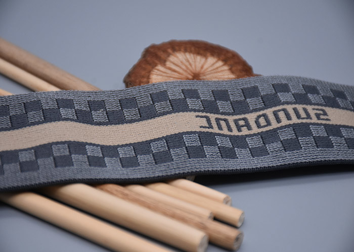 Double Sided Recycled Jacquard Elastic Band Custom 40mm For Garments