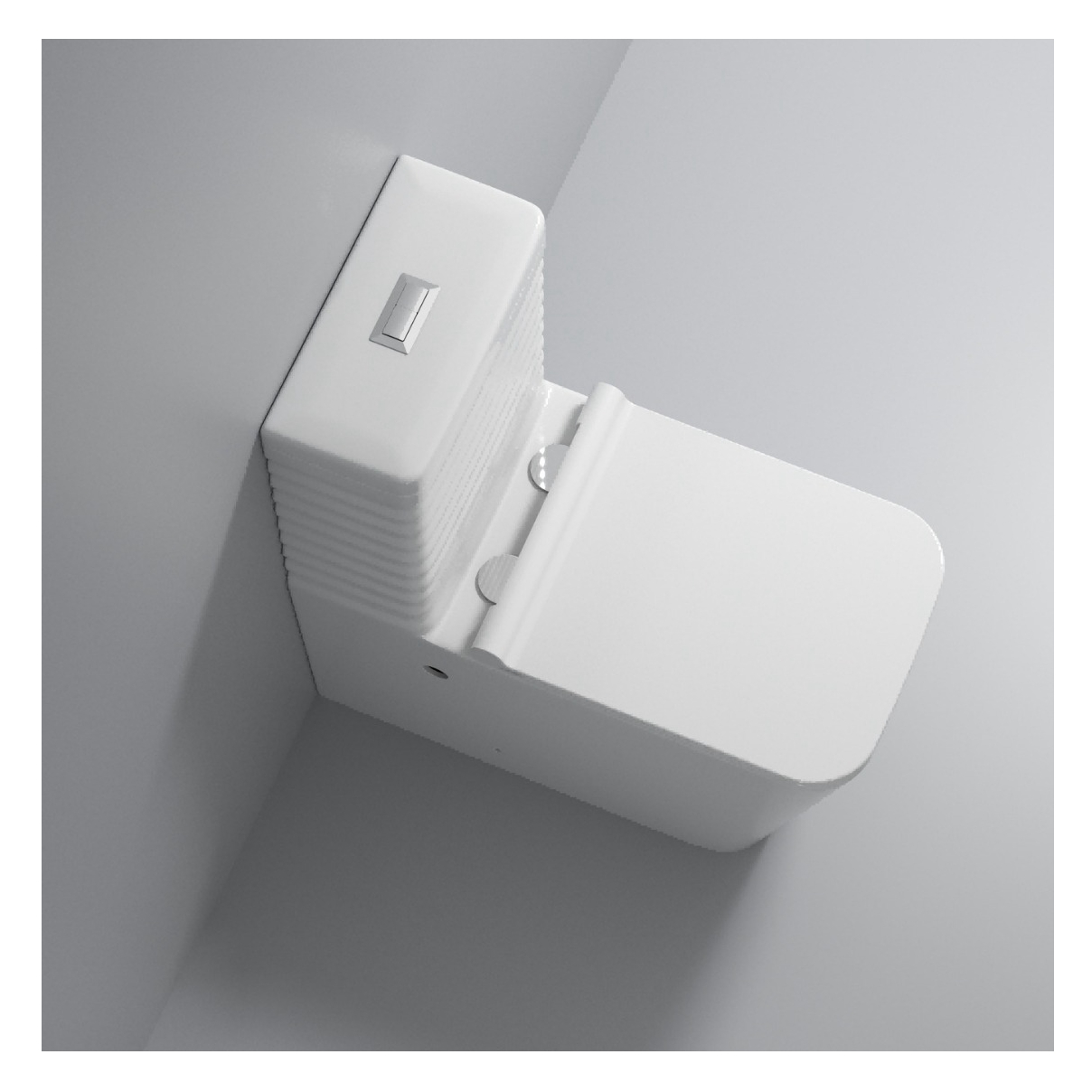 Black Floor Mounted Luxury One Piece Siphon Elongated Toilet for South American Market