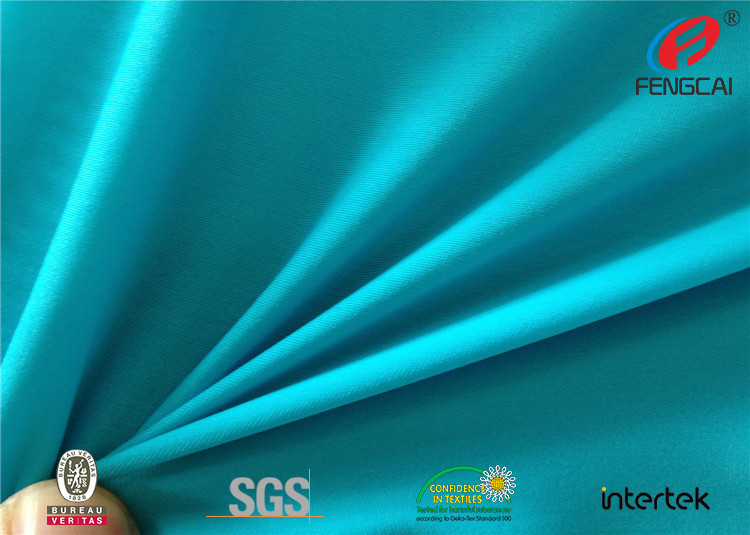 Flame Retardant Polyester Spandex Fabric Yoga Leggings Material Various Color
