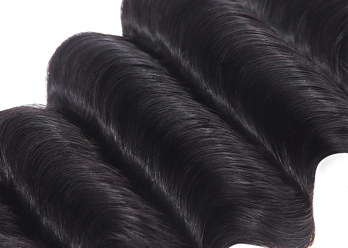 No Synthetic Virgin Human Hair Extensions Funmi Water Wave Double Drawn Style