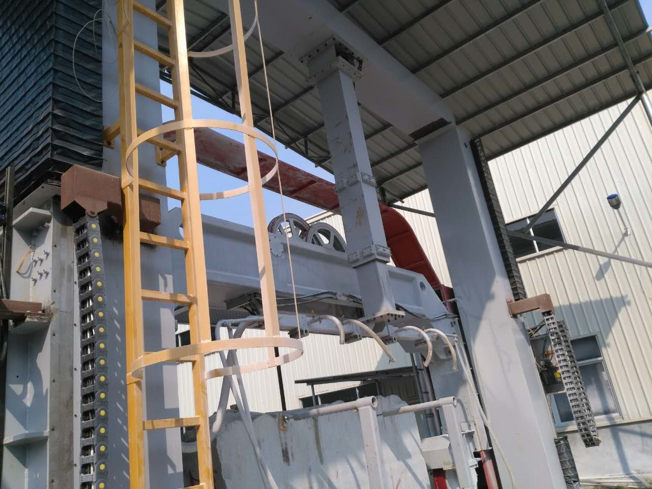 CNC 6m3/H 15 KW Diamond Wire Saw Cutting Machine 3500mm ISO9001