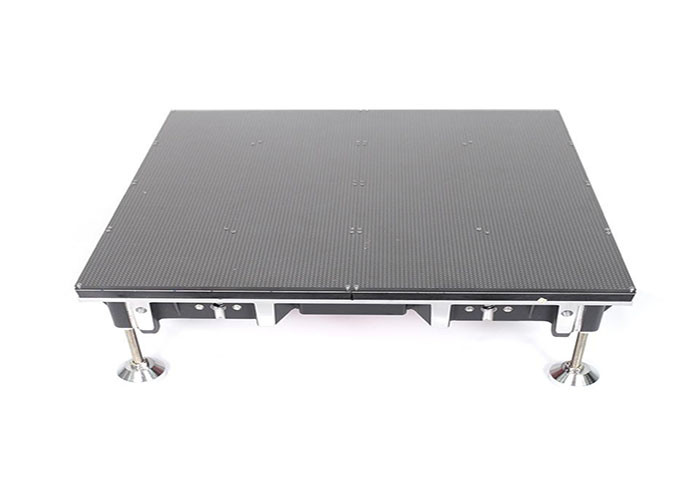 outdoor p10 Full Color Diy Light Up Dance Floor With Skidproof Floor Mask , Size Customized