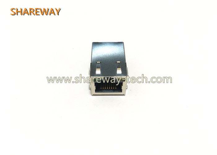 J0G-0003NL Single Port RJ45 Through Hole 10/100/1000 Base-T AutoMDIX PCB Jack