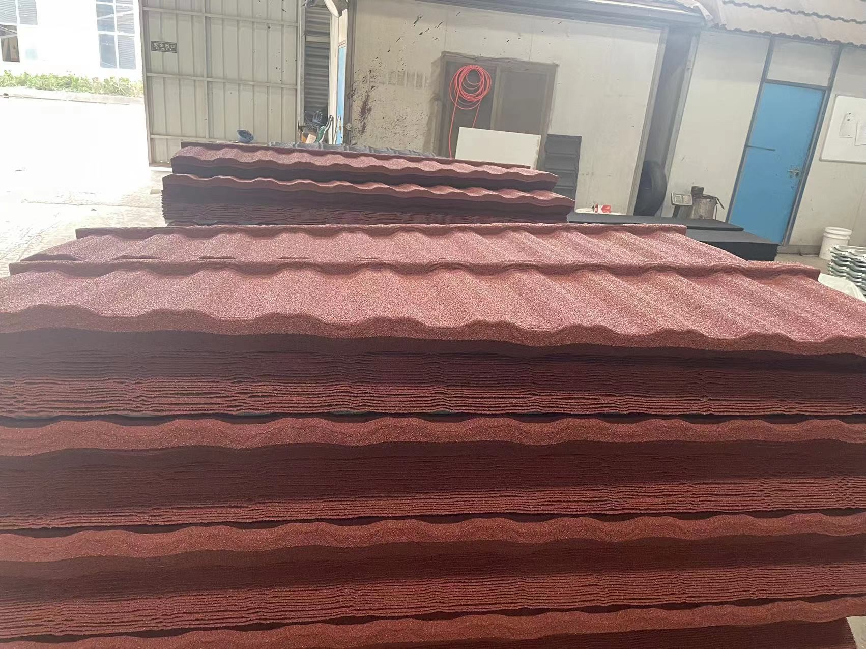 Elite Tile South Africa Tile 1700*420 AZ100 Stone Coated Roofing Tiles 50years Warranty Roof Materials